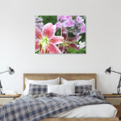 Flowers Canvas - 2 panelen Afdruk (Insitu (Slaapkamer))