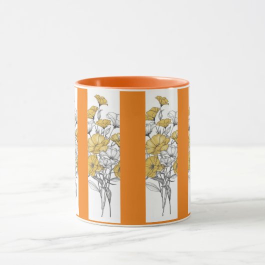 flowers coffee mug (Centre)