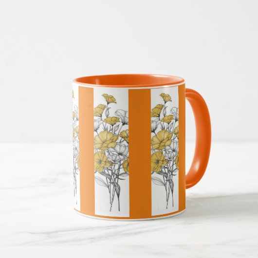 flowers coffee mug (Devant droit)