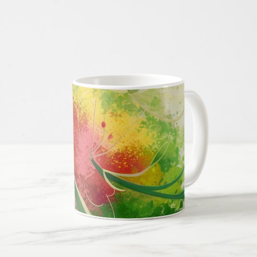 flowers coffee mug (Devant droit)