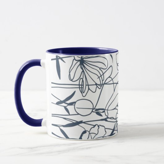 flowers coffee mug (Gauche)