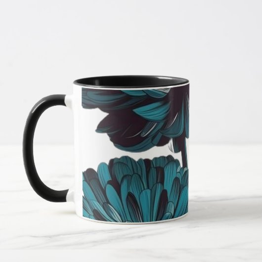flowers coffee mug (Gauche)