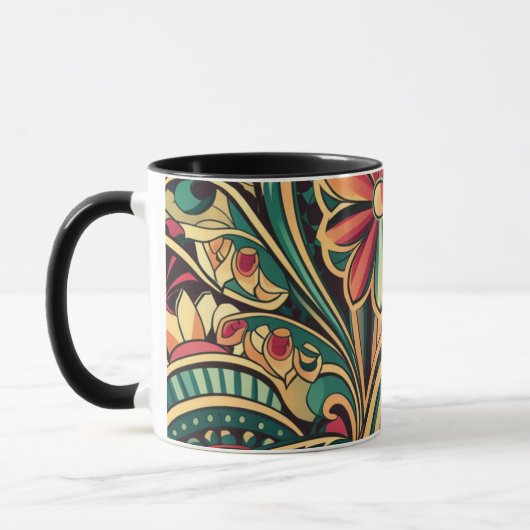 flowers coffee mug (Gauche)