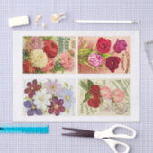 Flowers Collection Collage Vintage Decoupage Tissuepapier (Craft)