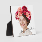 Flowers Crown Custom photo Fotoplaat (Voorkant)