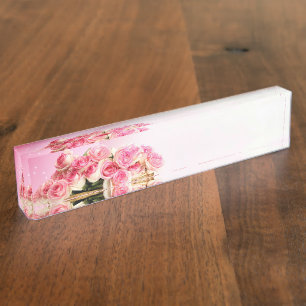 Flowers Custom Desk Destiny Destiny's Namep Desk N Naambordje