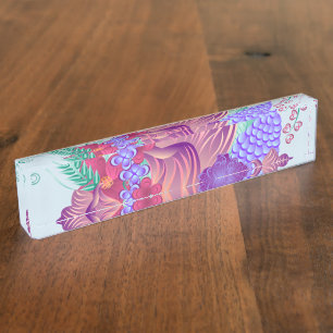 Flowers Custom Desk Destiny Destiny's Namep Desk N Naambordje