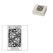 Flowers Custom Ex Libris Boek Rubberstempel (Gestempeld)