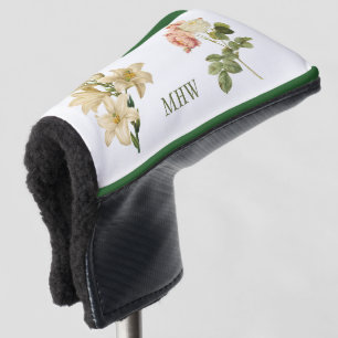  Flowers custom monogram putter cover