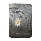 Flowers | Daisy in Jeans Pocket Badmat (Voorkant Verticaal)