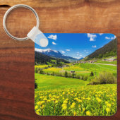 Flowers | Dandelion Canton of Grisons, Switzerland Sleutelhanger (Voorkant)
