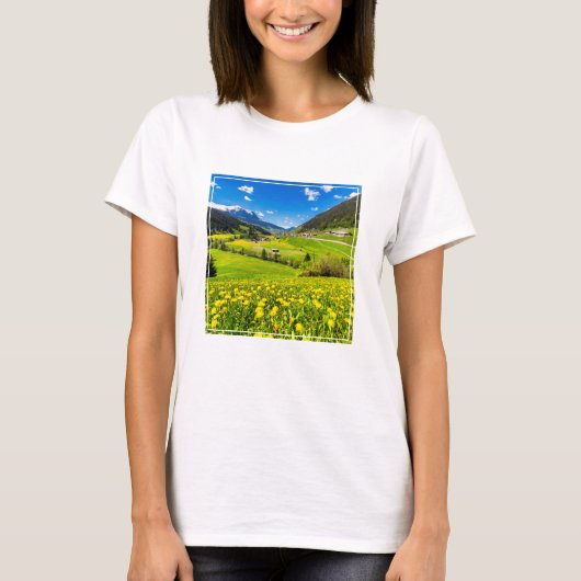 Flowers | Dandelion Canton of Grisons, Switzerland T-shirt (Voorkant)