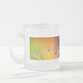 Flowers Dandelion Wedding Shower Love Painting Matglas Koffiemok