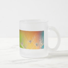 Flowers Dandelion Wedding Shower Love Painting Matglas Koffiemok