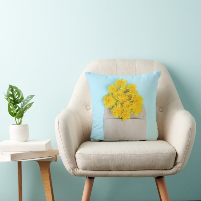 Flowers | Dandelions in Envelope Kussen (Stoel)