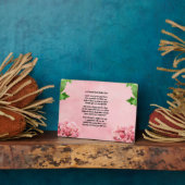 Flowers Design - Friend Poem Fotoplaat (Zijkant)