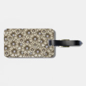 Flowers Diamonds Bagagelabel (Achterkant horizontaal)