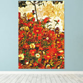 Flowers — Egon Schiele Canvas Afdruk (Insitu (Houten vloer))