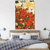 Flowers — Egon Schiele Canvas Afdruk (Insitu (Slaapkamer))