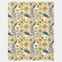 Flowers Fleece Deken