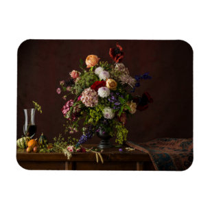 Flowers Floral Arrangement Magneet