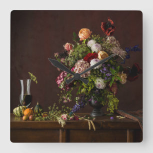 Flowers   Floral Arrangement Vierkante Klok