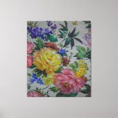 Flowers fulcolor texture Jacquard tapestry canvas (Voorkant)