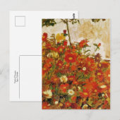 Flowers-gebied van Egon Schiele Briefkaart (Voorkant / Achterkant)