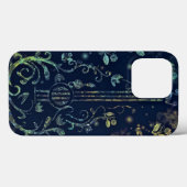 Flowers Guitar Art - Romantic Sound - Tekening Case-Mate iPhone Case (Achterkant (horizontaal))