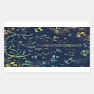 Flowers Guitar Art Sticker