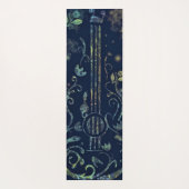 Flowers Guitar Yoga Mat Relax Sound (Achterkant)