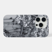 Flowers in Black and White iPhone Hoesje (Achterkant horizontaal)