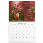 Flowers in Fancy Vases Art Calendar Kalender (Feb 2026)