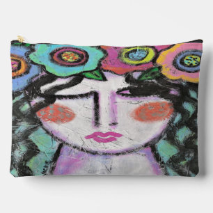 Flowers in Her Hair Abstract Art Etui