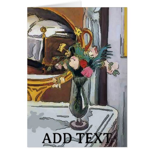 Flowers in Hurricane Glass (Devant)