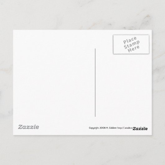 Flowers Inc Briefkaart (Achterkant)