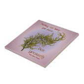 Flowers Inner Peace Inspirerend Quote Tegeltje (Zijkant)