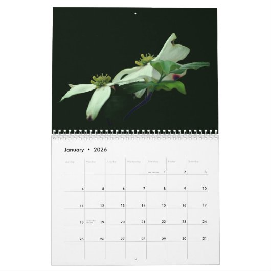 Flowers  kalender (Jan 2026)