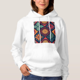Flowers Magic Pattern Hoodie