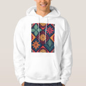 Flowers Magic Pattern Hoodie (Voorkant)