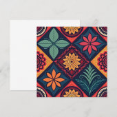 Flowers Magic Pattern Kaart (Voorkant / Achterkant)