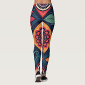 Flowers Magic Pattern Leggings (Achterkant)