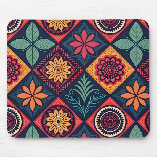 Flowers Magic Pattern Muismat (Voorkant)