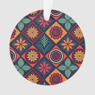 Flowers Magic Pattern Ornament