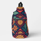 Flowers Magic Pattern Sling Bag (Voorkant)