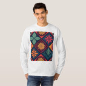 Flowers Magic Pattern T-shirt (Voorkant volledig)