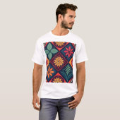 Flowers Magic Pattern T-shirt (Voorkant volledig)