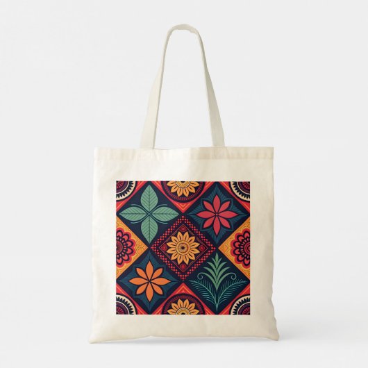 Flowers Magic Pattern Tote Bag (Achterkant)