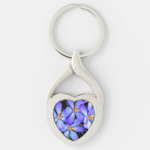 Flowers Metal Sleutelhanger