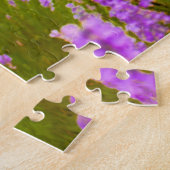 Flowers Mount Fugi Japan Legpuzzel (Zijkant)